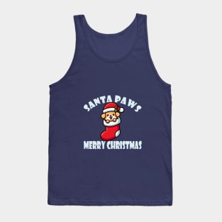 Santa Paws Is Coming To Town Tank Top